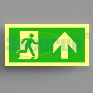 Wholesale Odm Aluminum Safety Route Hotel Fire Evacuation Signs Glow In The Dark from china suppliers