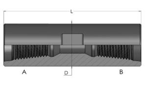 Wholesale High strength steel High strength steel DTH Sub Female-Female from china suppliers