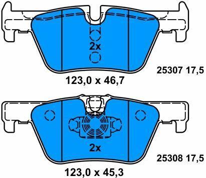 34216850569 Car Brake Pad Replacement For BMW 1 F20 And 2 Coupe F22 Auto Brake