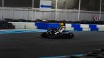 Professional 4 Wheel Electric Indoor Karting 3500RPM Remote Maintenance