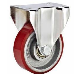 Wholesale Rigid PU cast iron Caster from china suppliers