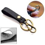 Durable Leather Compact Key Holder For Car Keys Key Chain