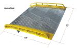 Whole Steel Dock Board And Steel Curbs 6 Feet Long 4 Feet Wide 10000 Lbs