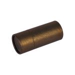 Sturdy Brown Embossing Cardboard Paper Tube For Essential Oil Packaging