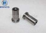 YG10 Tungsten Carbide Components Straight Bearing Shaft Sleeve For Construction