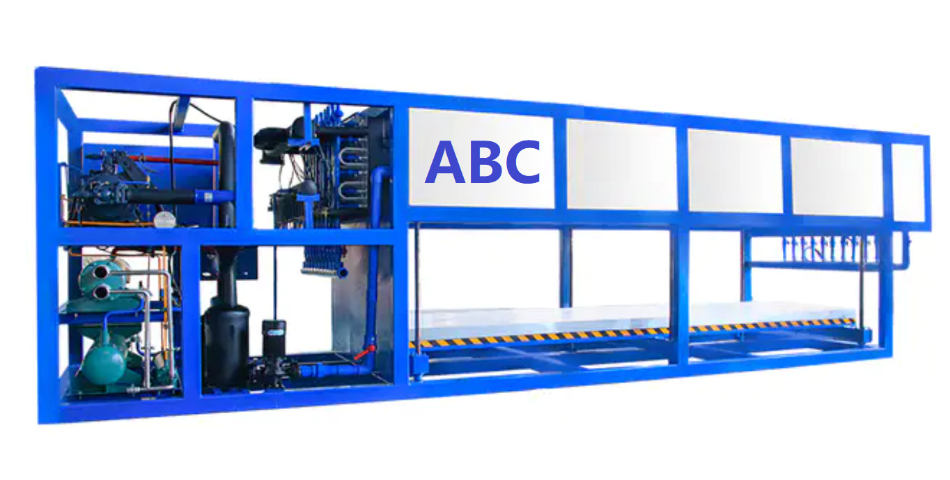 380 V/3P/50hz 10 Tons Block Ice Plant Making Machine Food Preservation Concrete Cooling