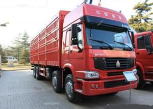 Wholesale 12 Wheels LHD Euro2 336HP Cargo Stake Body Truck / Livestock Container Truck from china suppliers