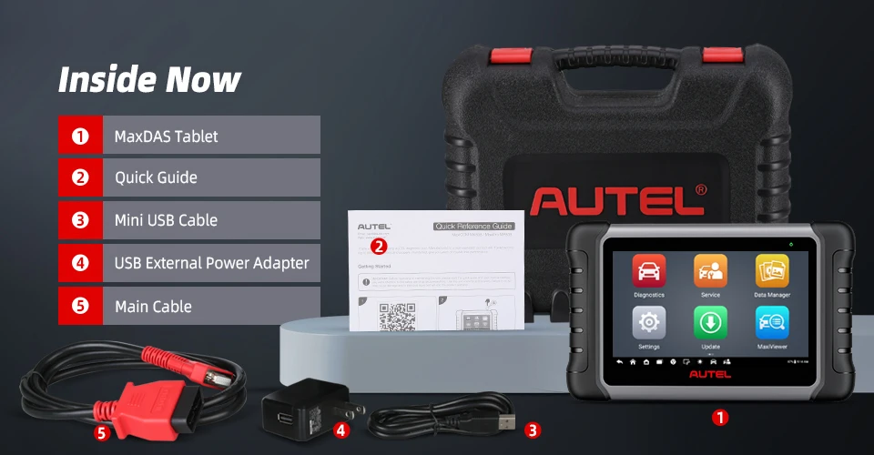 Diagnostic Tools Autel MK808S Car Diagnosis Bi-Directional Control Automotive Scanner IMMO Key Coding PK MX808S MK808BT