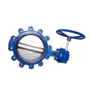 Wholesale Ductile Iron Lug Type Butterfly Valve Gearbox / Lever Operation from china suppliers