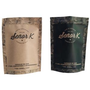 Wholesale Flat Bottom Bag Food Packaging Film Plain White Printing Top Filling With Air Valve from china suppliers