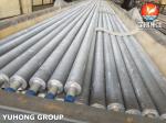 Extruded Fin Tube ASME SA179 Fin Material AL 1060 For Air Cooler , Condenser