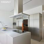 Wholesale Price 304 Stainless Steel Kitchen Cabinets Modern Wooden White High