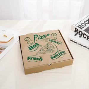 Wholesale CE SGS Disposable Plain Pizza Takeaway Boxes 12 Inch Kraft Paper CMYK Printed from china suppliers