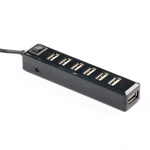 Wholesale Black White Computer 7 Port ABS Plastic USB 2.0 Hub from china suppliers
