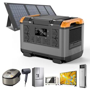 Wholesale Emergency Outdoor 2400w Power Station with LiFePO4 Battery Type and Fast Charging Time from china suppliers