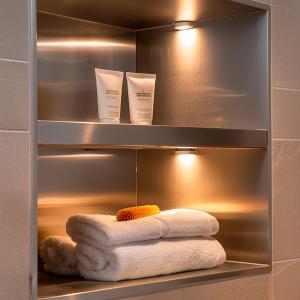 Wholesale Elegant 304 / 316 Stainless Steel Wall Niche For Sleek Interiors from china suppliers
