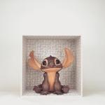 SGS Wooden Animal Statues , Ashtree Large Carved Wooden Animals For Garden