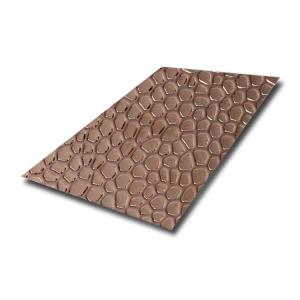 Wholesale Water Ripple 304 316 Stainless Steel Sheet Stamped Rain Drop 6WL Finish from china suppliers