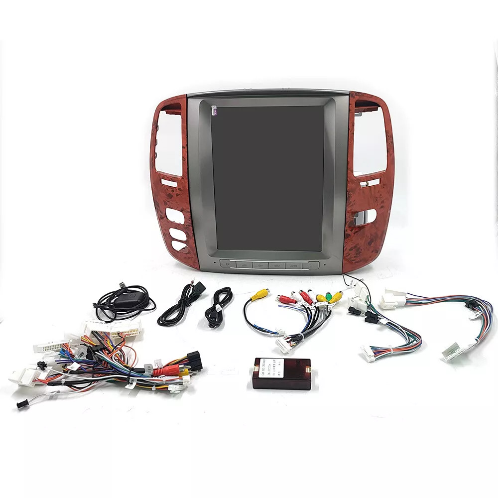 Tesla Screen 12.1 Inch Android 13 Car Dvd For Toyota LC100 2002-2007