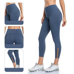 Wholesale Nylon Spandex Plus Size Women's Yoga Pants Traceless Stretch S M L XL 2XL from china suppliers