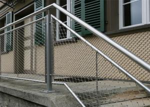 Wholesale Flexible Lightweight Stainless Steel Ferrule Rope Mesh 2.0mm Stair Railing Infill For Protection from china suppliers