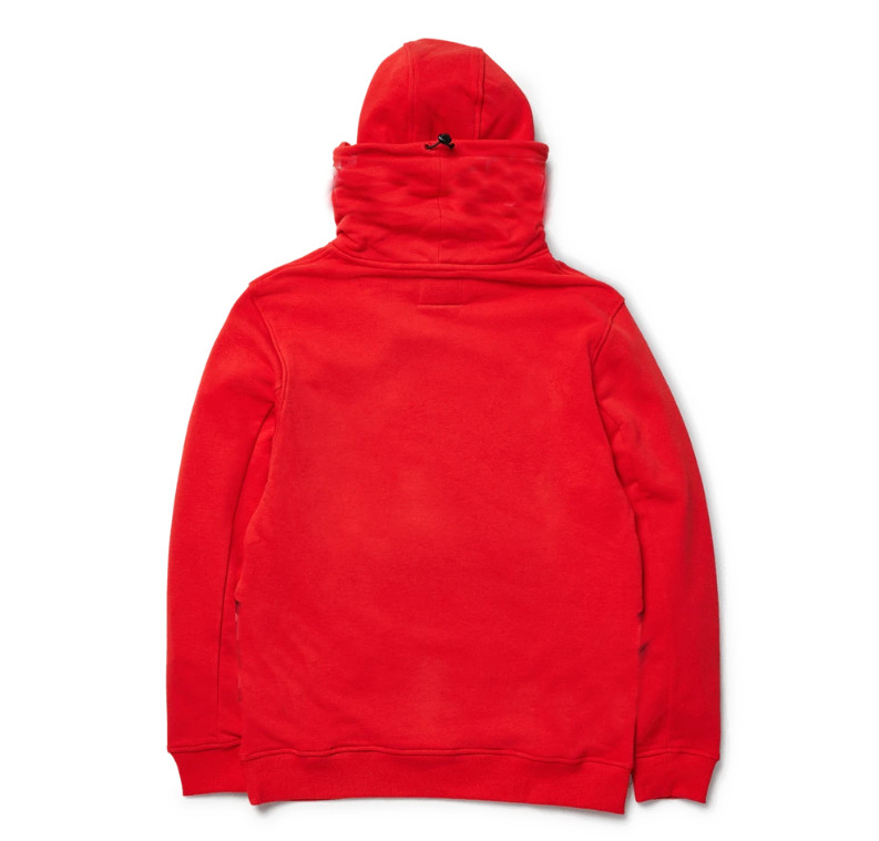 Turtleneck 100% Cotton Terry Oversized Drop Shoulder Hoodie