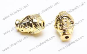 Wholesale Golden Plated Zinc Alloy Buddha Head 9X14mm Personalized Jewelry Beads Findings AL16030 from china suppliers