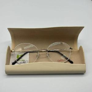 Wholesale Irregular Portable Leather Spectacle Metal Eyeglass Cases Personalised Glasses from china suppliers