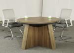 Thick Table Top Melamine Coffee Table Golden Teak Color Surface 1000mm Length