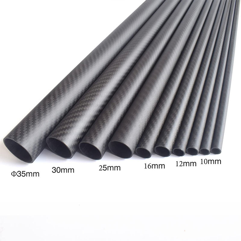 Lightweight High Strength 100% 3K Carbon Fiber Tube