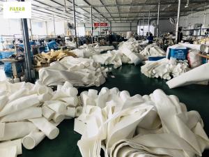 China Polyester Antistatic Filter Bag 550GSM  PTFE Membrane For Dust Collector on sale