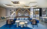 Four Five Star Hotel Lobby Furniture Tea Table And Chairs Dia 500*750mm