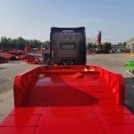 10t Grade Steel 3 Axle Flatbed Lowbed Semi Trailer for Construction Equipment