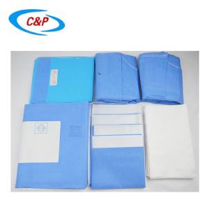 Wholesale Blue SMS Disposable Angiography Surgical Drape Kit For Hospital Manufacturer from china suppliers