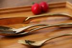 Rainbow Copper Rose Gold Plated SS304 Wedding Cutlery Set
