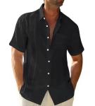 Wholesale Clothing Manufacturers Men'S Short Sleeve Casual Shirt With Pocket