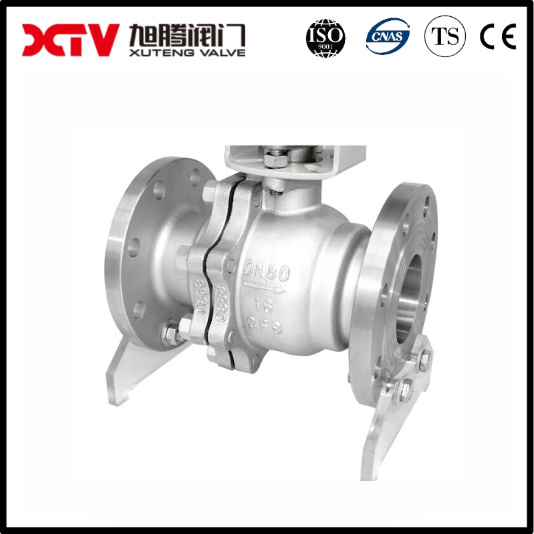 Carbon Steel High Platform Flanged Floating Ball Valve (GB PN16)
