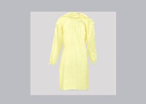 Wholesale Yellow / Blue Color Medical Isolation Gowns Air Permeable For Clinic from china suppliers