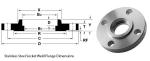 Copper Nickel Forged Socket Weld Flange 4" - 48" 1500# C71500 70/30