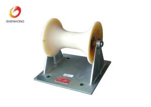 Wholesale High Performance Straight Cable Drum Roller With Nylon Wheel Or Aluminum Wheel from china suppliers