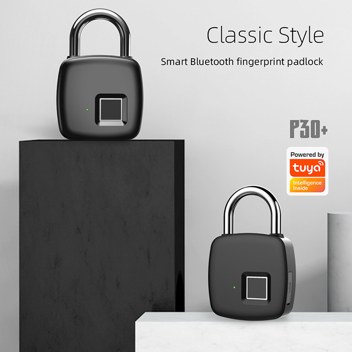 Tuya APP Unlock Smart Door Lock Mini Digital Electronic Smart Fingerprint Padlock
