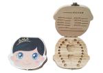 Wooden Baby Keepsake Memory Box Commemorative Preservation Box For Hair Storage