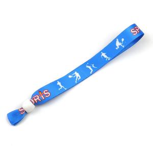 Wholesale Fabric Woven Cloth Wristbands Custom Logo Gift Polyester Bracelet For Concert Promotion Events from china suppliers