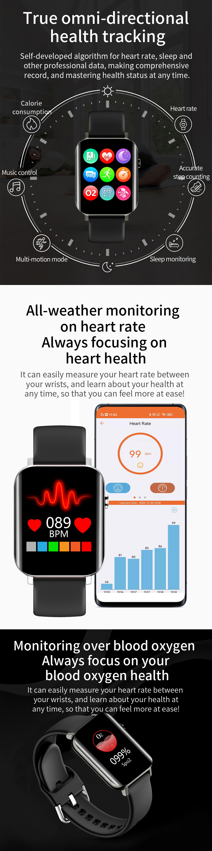 Wholesale KKJ NY15 Smart Watch Blood oxygen IP68 Waterproof Smart Watch For Men Smart Bracelet Reloj Smart Watch Xiaomi