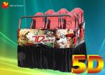 Professional Motion / Dynamic Hydraulic Seats 5D Movie Theater 220V 2.25KW