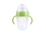 100 % Food Grade Silicone Baby Milk Bottle Lightweight For Little Kids