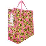 fashion new design pp shopping zip bag package large shopper woven material bag
