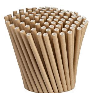Wholesale 197mm Kraft Biodegradable Paper Straws from china suppliers
