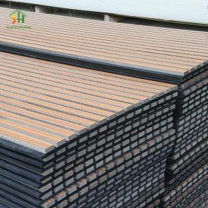 Wholesale Natural Veneer Oak Polyester acoustic wall panel soundproof for Interior Decoration from china suppliers