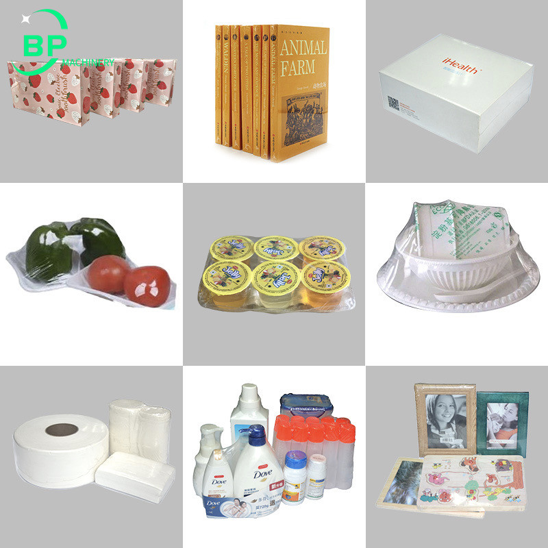 Pof film heat shrink packing and wrapping